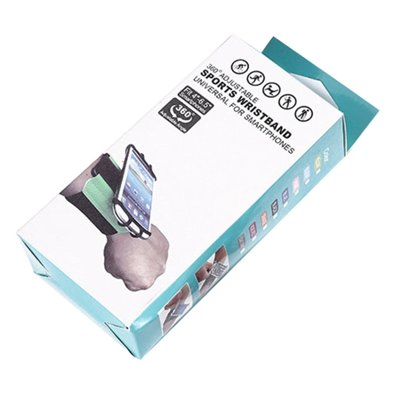Rotatable Silicone Strap Phone Holder Fitness Cycling Running Wristband Cellphone Holder