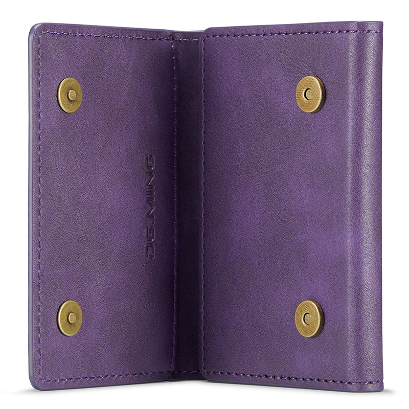 DG.MING M5 Series RFID Blocking Wallet with Zippered Pouch Multi-Layer Card Holder Coin Purse Bag