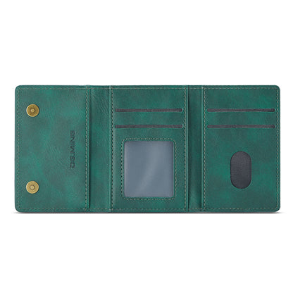 DG.MING M5 Series RFID Blocking Wallet with Zippered Pouch Multi-Layer Card Holder Coin Purse Bag