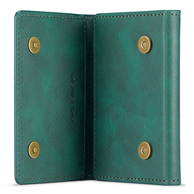 DG.MING M5 Series RFID Blocking Wallet with Zippered Pouch Multi-Layer Card Holder Coin Purse Bag