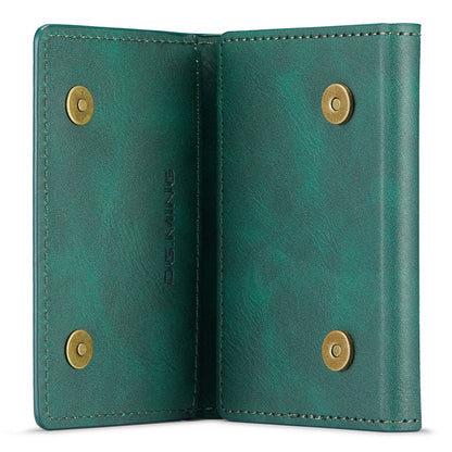 DG.MING M5 Series RFID Blocking Wallet with Zippered Pouch Multi-Layer Card Holder Coin Purse Bag
