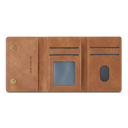 DG.MING M5 Series RFID Blocking Wallet with Zippered Pouch Multi-Layer Card Holder Coin Purse Bag