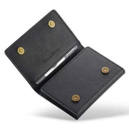 DG.MING M5 Series RFID Blocking Wallet with Zippered Pouch Multi-Layer Card Holder Coin Purse Bag