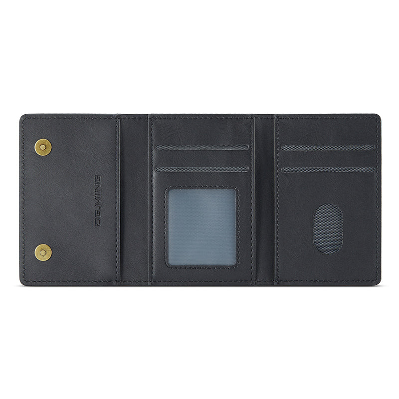 DG.MING M5 Series RFID Blocking Wallet with Zippered Pouch Multi-Layer Card Holder Coin Purse Bag
