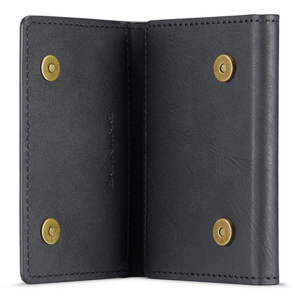 DG.MING M5 Series RFID Blocking Wallet with Zippered Pouch Multi-Layer Card Holder Coin Purse Bag