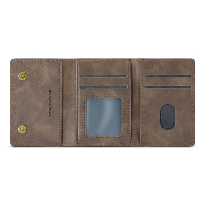 DG.MING M5 Series RFID Blocking Wallet with Zippered Pouch Multi-Layer Card Holder Coin Purse Bag