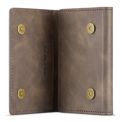 DG.MING M5 Series RFID Blocking Wallet with Zippered Pouch Multi-Layer Card Holder Coin Purse Bag