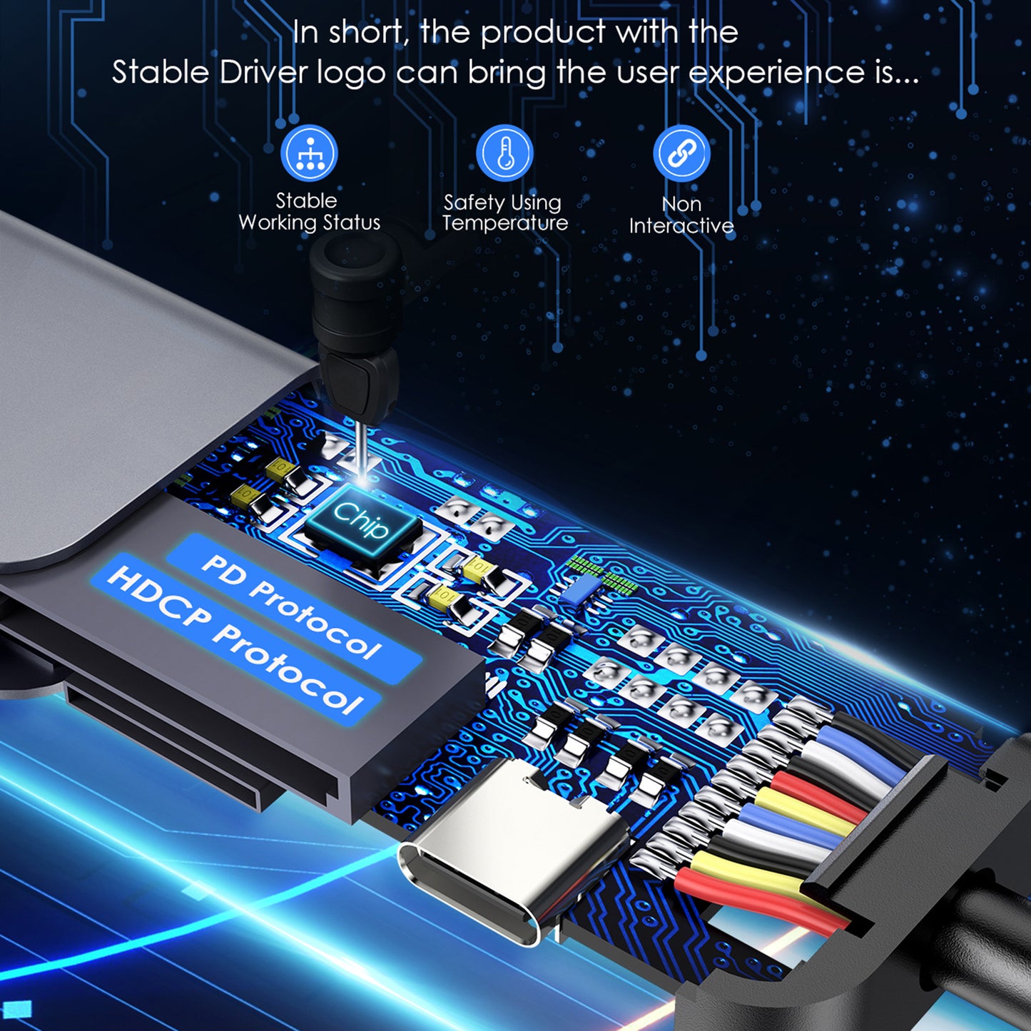 LENTION CE18HCR Cloud Ala Series Portable USB Hub Adapter Type-C Docking Station with USB+HD 4K / 30Hz+SD / TF+PD 100W