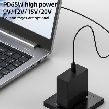12V 3.0 x 1.1mm Type-C to DC Power Cable PVC Power Cable Adapter for Routers, Cameras, TV Box, Desk Lamps