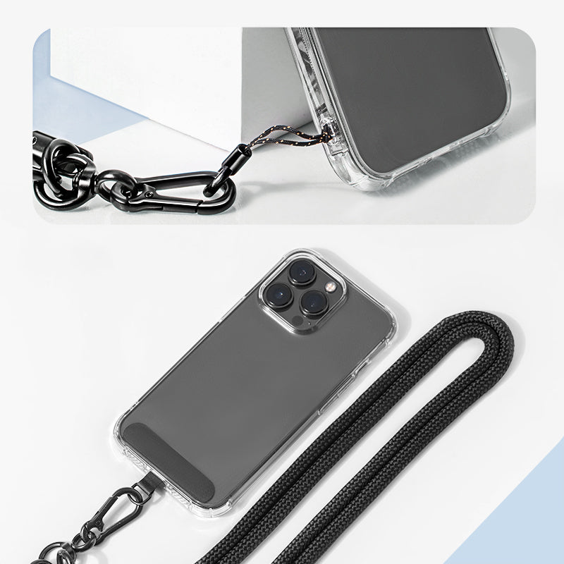 Phone Lanyard Neck  /  Wrist Strap Multifunctional Anti-Drop Cell Phone Rope with Detachable Metal Buckle