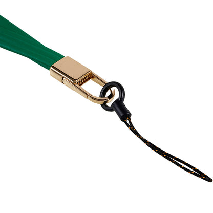 20cm Universal Cell Phone Case Hand Strap Wrist Lanyard Leather Strap for Name Tag / Keys