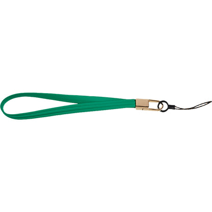 20cm Universal Cell Phone Case Hand Strap Wrist Lanyard Leather Strap for Name Tag / Keys