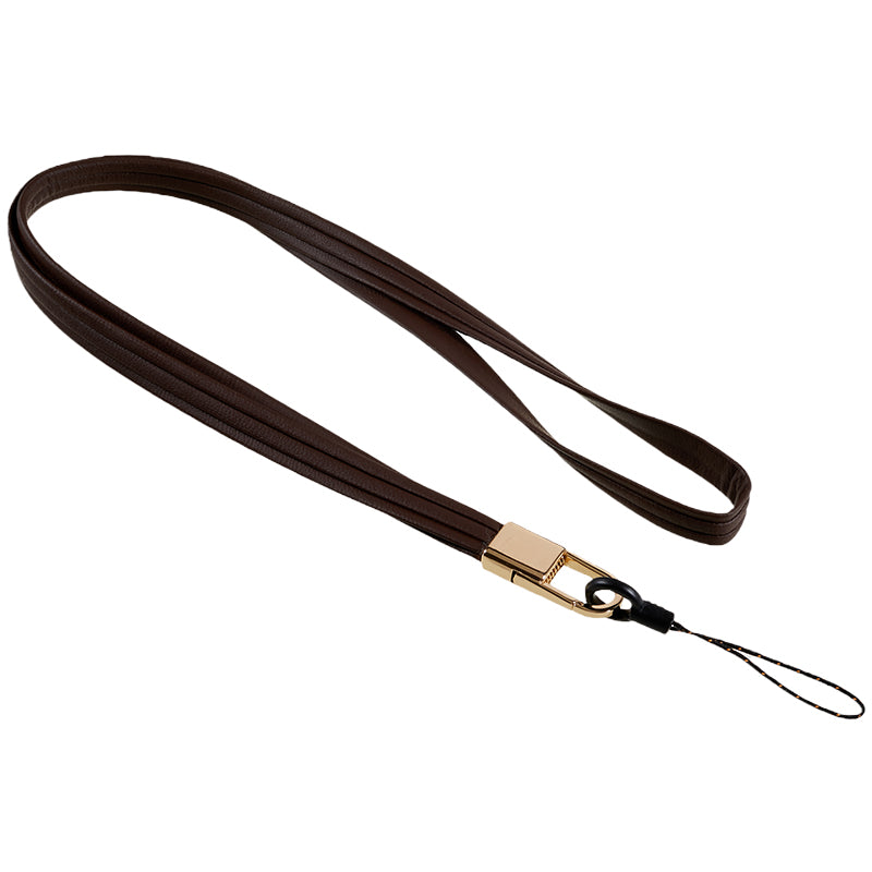 45cm Leather Neck Strap for Name Tag / Keys Universal Cell Phone Case Hanging Neck Lanyard