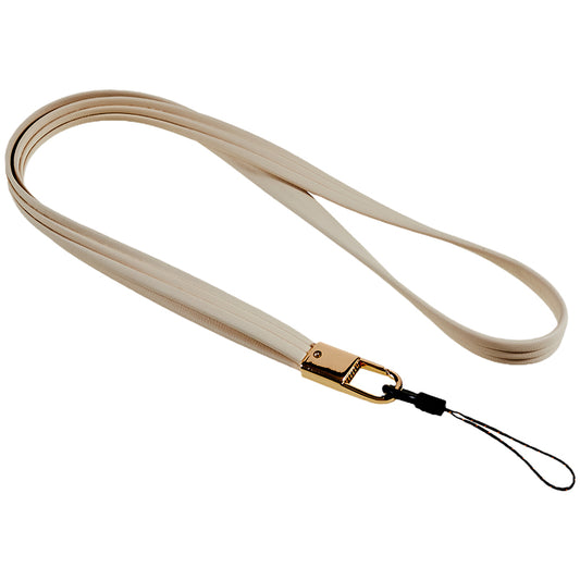 45cm Leather Neck Strap for Name Tag / Keys Universal Cell Phone Case Hanging Neck Lanyard