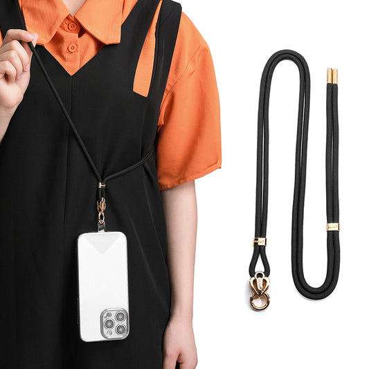 SULADA 80cm Universal Cell Phone Lanyard Holder Adjustable Phone Neck Shoulder Strap Rope with Key Chain Holder / Patch, Long Style