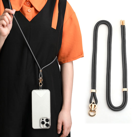 SULADA 80cm Universal Cell Phone Lanyard Holder Adjustable Phone Neck Shoulder Strap Rope with Key Chain Holder / Patch, Long Style