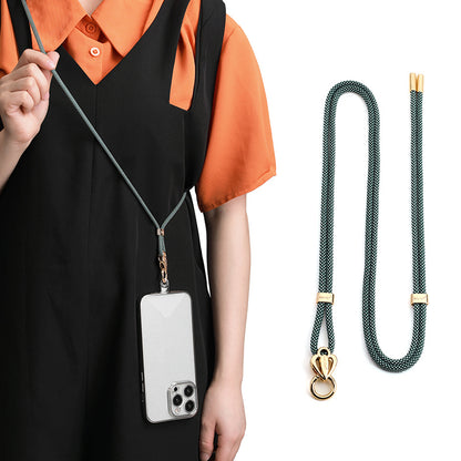 SULADA 80cm Universal Cell Phone Lanyard Holder Adjustable Phone Neck Shoulder Strap Rope with Key Chain Holder / Patch, Long Style
