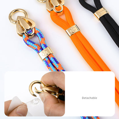 SULADA 80cm Universal Cell Phone Lanyard Holder Adjustable Phone Neck Shoulder Strap Rope with Key Chain Holder / Patch, Long Style