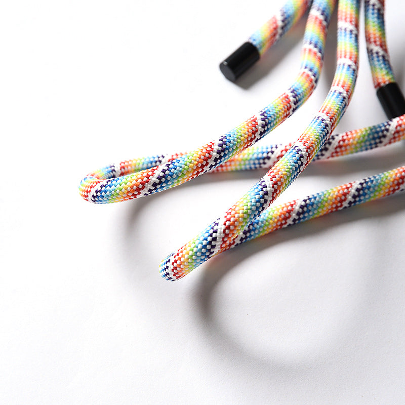 160cm Cell Phone Lanyard Crossbody Phone Neck Shoulder Strap Adjustable Polyester Rope with Patch