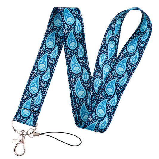 Phone Lanyard Universal Neck Strap Nylon Bohemian Style Key Chain Holder for Phone Case ID Badges
