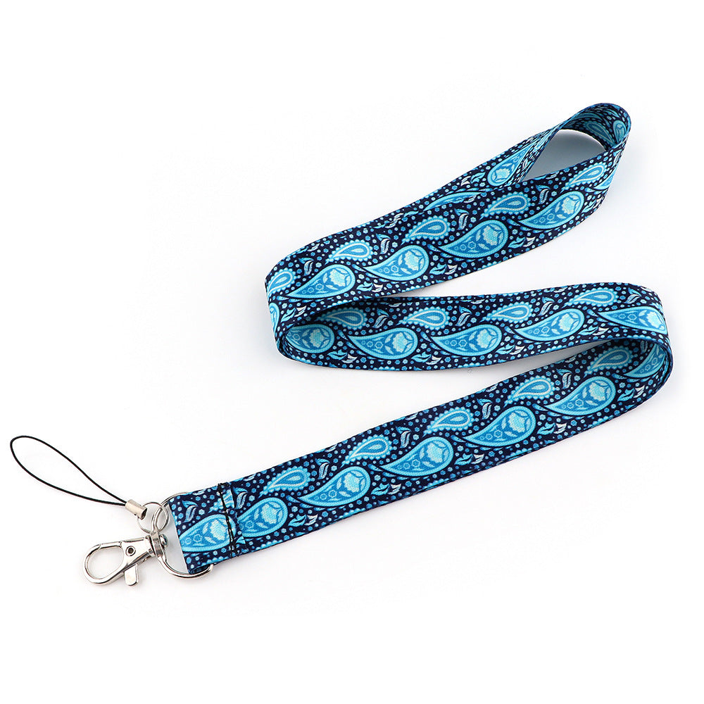 Phone Lanyard Universal Neck Strap Nylon Bohemian Style Key Chain Holder for Phone Case ID Badges