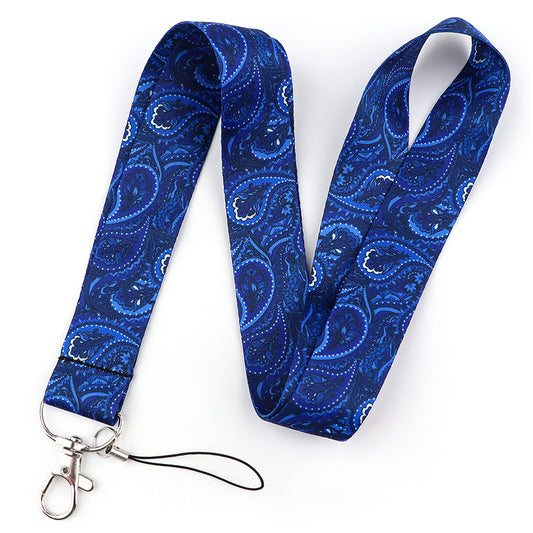 Phone Lanyard Universal Neck Strap Nylon Bohemian Style Key Chain Holder for Phone Case ID Badges