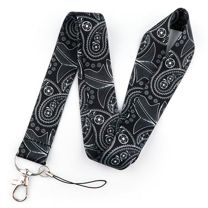 Phone Lanyard Universal Neck Strap Nylon Bohemian Style Key Chain Holder for Phone Case ID Badges