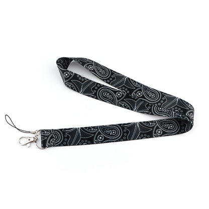 Phone Lanyard Universal Neck Strap Nylon Bohemian Style Key Chain Holder for Phone Case ID Badges