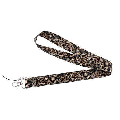 Phone Lanyard Universal Neck Strap Nylon Bohemian Style Key Chain Holder for Phone Case ID Badges