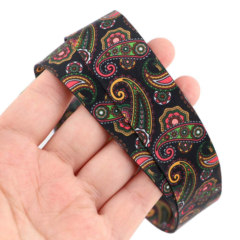 Phone Lanyard Universal Neck Strap Nylon Bohemian Style Key Chain Holder for Phone Case ID Badges