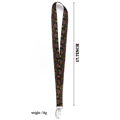 Phone Lanyard Universal Neck Strap Nylon Bohemian Style Key Chain Holder for Phone Case ID Badges