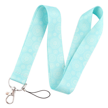 Phone Lanyard Universal Neck Strap Nylon Bohemian Style Key Chain Holder for Phone Case ID Badges