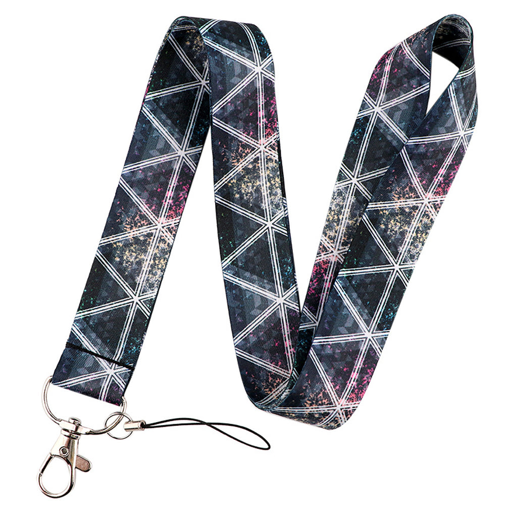 Phone Lanyard Universal Neck Strap Nylon Bohemian Style Key Chain Holder for Phone Case ID Badges