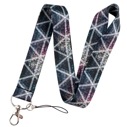 Phone Lanyard Universal Neck Strap Nylon Bohemian Style Key Chain Holder for Phone Case ID Badges