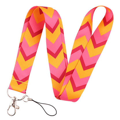 Phone Lanyard Universal Neck Strap Nylon Bohemian Style Key Chain Holder for Phone Case ID Badges