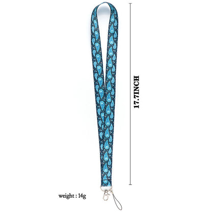 Phone Lanyard Universal Neck Strap Nylon Bohemian Style Key Chain Holder for Phone Case ID Badges