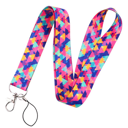 Phone Lanyard Universal Neck Strap Nylon Bohemian Style Key Chain Holder for Phone Case ID Badges