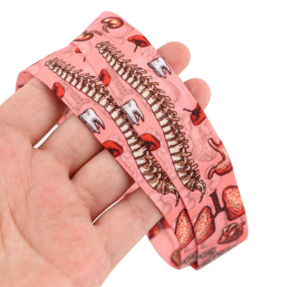 Human Organ Pattern Phone Anti-drop Nylon Lanyard Cellphone Name Tag Badge Neck Strap