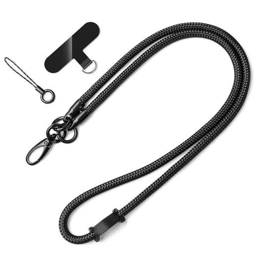 Neck-Mounted Phone Lanyard 3Pcs / Set Anti-Lost Cell Phone Nylon Hanging Rope with Strap, Plastic Tether Tab