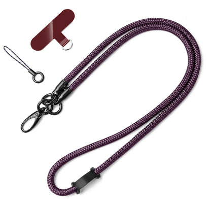 Neck-Mounted Phone Lanyard 3Pcs / Set Anti-Lost Cell Phone Nylon Hanging Rope with Strap, Plastic Tether Tab