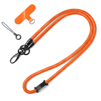 Neck-Mounted Phone Lanyard 3Pcs / Set Anti-Lost Cell Phone Nylon Hanging Rope with Strap, Plastic Tether Tab