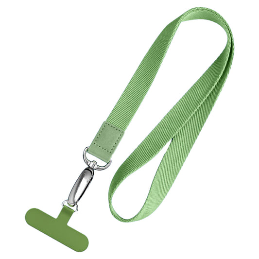 Neck-Mounted Phone Lanyard Anti-Lost Cell Phone Polyester Strap with Metal Buckle, PC Tether Tab