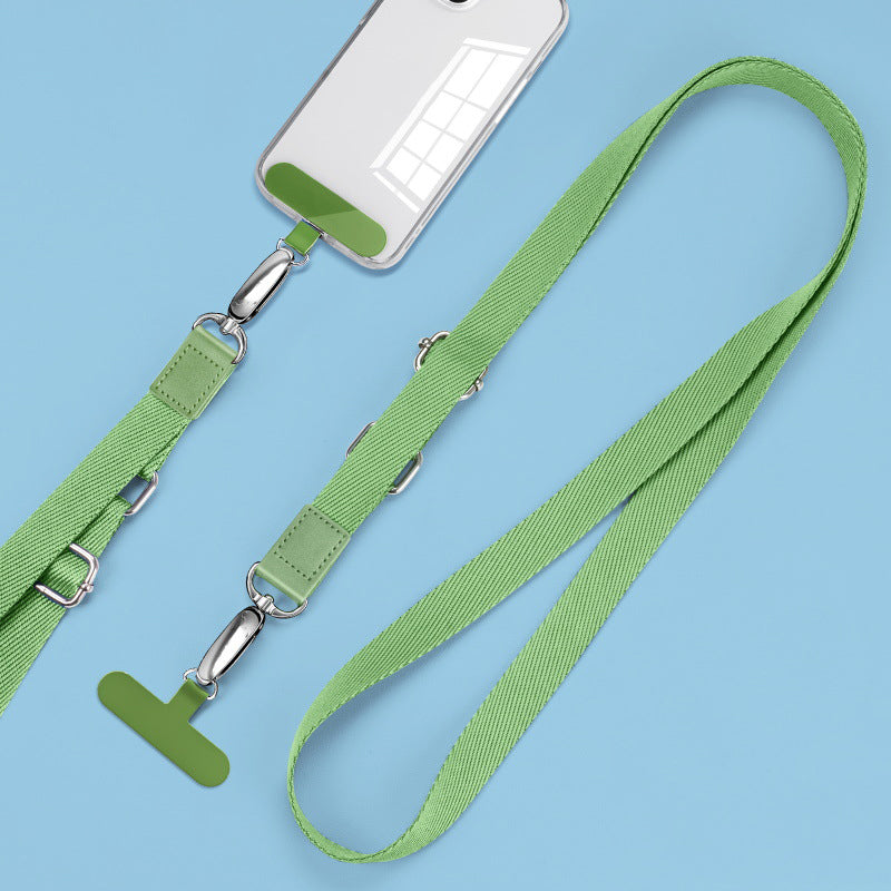 Anti-Lost Phone Lanyard with Metal Buckle, PC Tether Tab Adjustable Cell Phone Polyester Strap