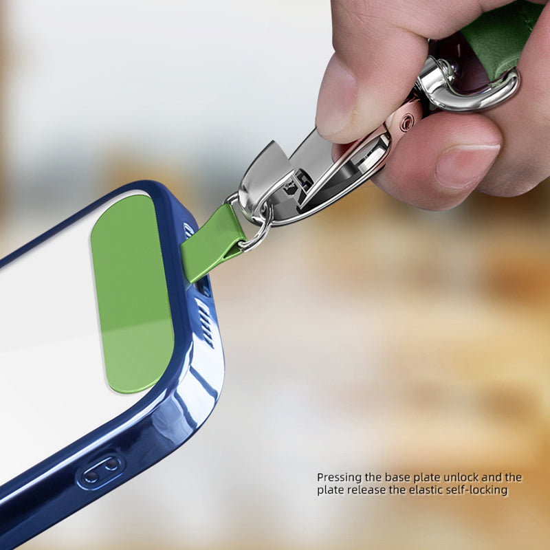 Anti-Lost Phone Lanyard with Metal Buckle, PC Tether Tab Adjustable Cell Phone Polyester Strap