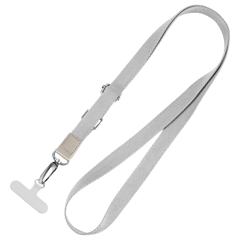 Anti-Lost Phone Lanyard with Metal Buckle, PC Tether Tab Adjustable Cell Phone Polyester Strap