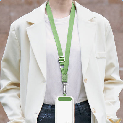 Anti-Lost Phone Lanyard with Metal Buckle, PC Tether Tab Adjustable Cell Phone Polyester Strap