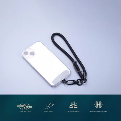 Mobile Phone Wrist Strap with Hole Strap, PC Tether Tab 3Pcs / Set Anti-Lost Cell Phone Nylon Braided Strap