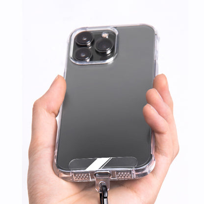 20Pcs  /  Pack Phone Case Lanyard Anti-Lost Patch with Hole Universal Phone Tether Tabs for Wrist Neck Strap
