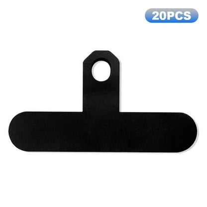 20Pcs  /  Pack Phone Case Lanyard Anti-Lost Patch with Hole Universal Phone Tether Tabs for Wrist Neck Strap