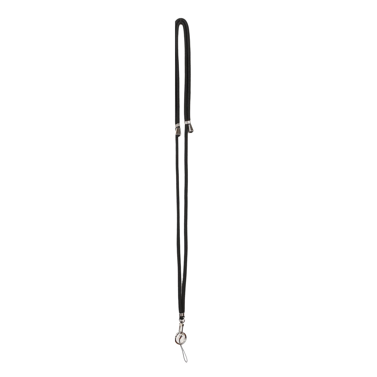 6mm x 160cm Neck-Mounted Phone Lanyard Anti-Lost Two-Way Adjustable Cell Phone Crossbody Strap